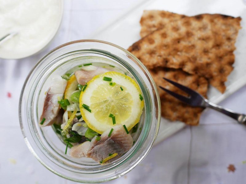 Eingelegter Hering dreimal anders